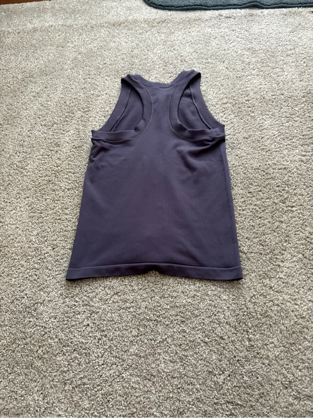 Athleta Ribbed Tank In Purple - Picture 2 of 2